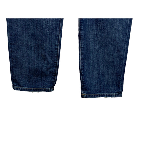 Joe's Jeans Womens Size 31 Denim Jeans Tapered Leg Medium Wash Distressed Hems - Picture 4 of 12